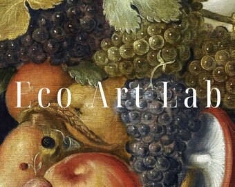 ジュゼッペ・アルチンボルド作「四季」。果物、花、野菜で季節を表現