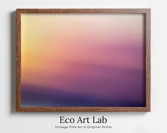 Dusk Colors Abstract Wall Art Digital Print. Pastel Abstract Print, Printable Wall Art Instant Download Colorful Decor. Minimalist Poster