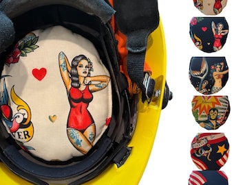 Fire Helmet Pad- Compatible with Phenix Technology, Cairns, MorningPride Ben 2, Lion and Bullard helmets. Style "Clearance"