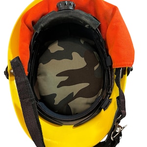 Fire Helmet Lid-Fits Phenix Technology, Cairns, MorningPride Ben 2, Lion and Bullard helmets. Style &quot;Camouflage&quot;