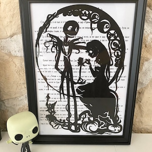 Disney Nightmare Before Christmas type/style frame