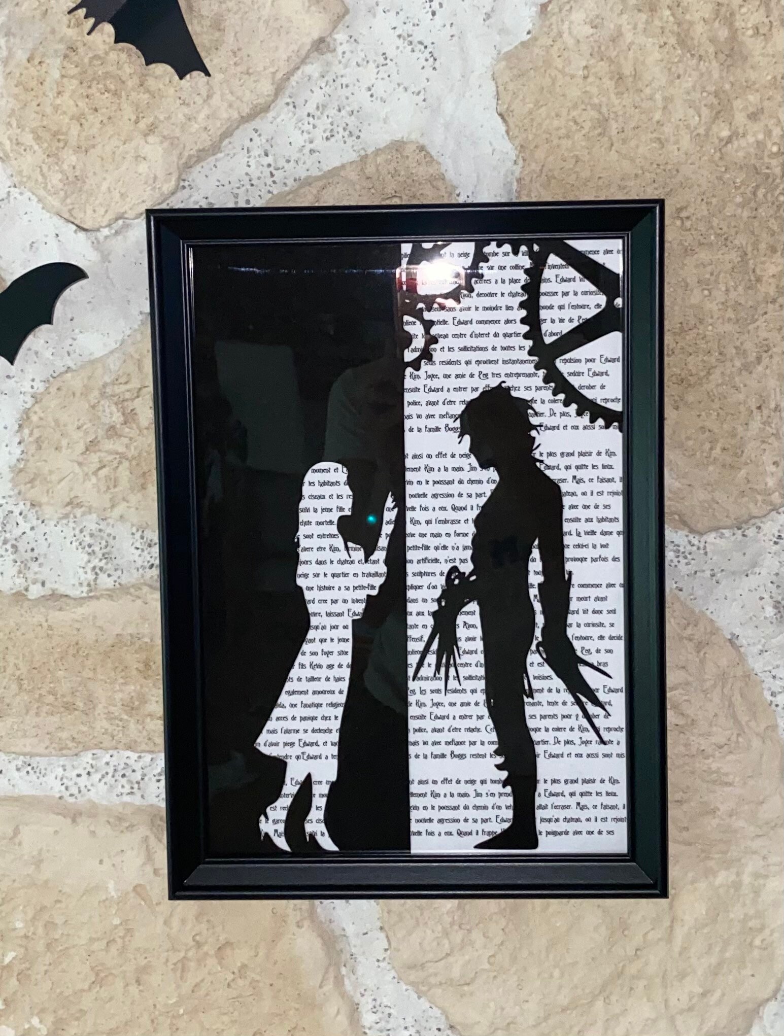 Cadre/Affiche Edward Aux Mains d'argent«