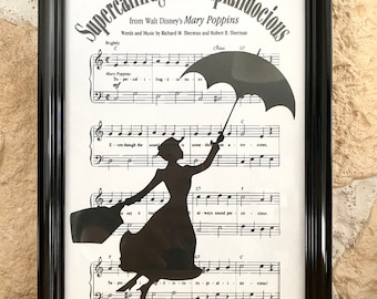 Mary Poppins Disney Frame