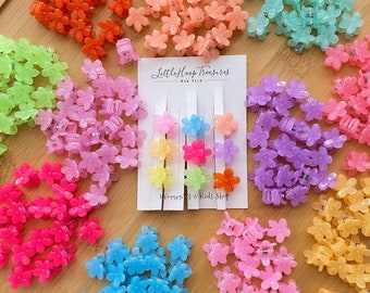 Flowers Mini Hair Claw | mini hair claw | mini hair clips | hair claw | Mini Claw clips | hair clips | Hair accessories | hair clip