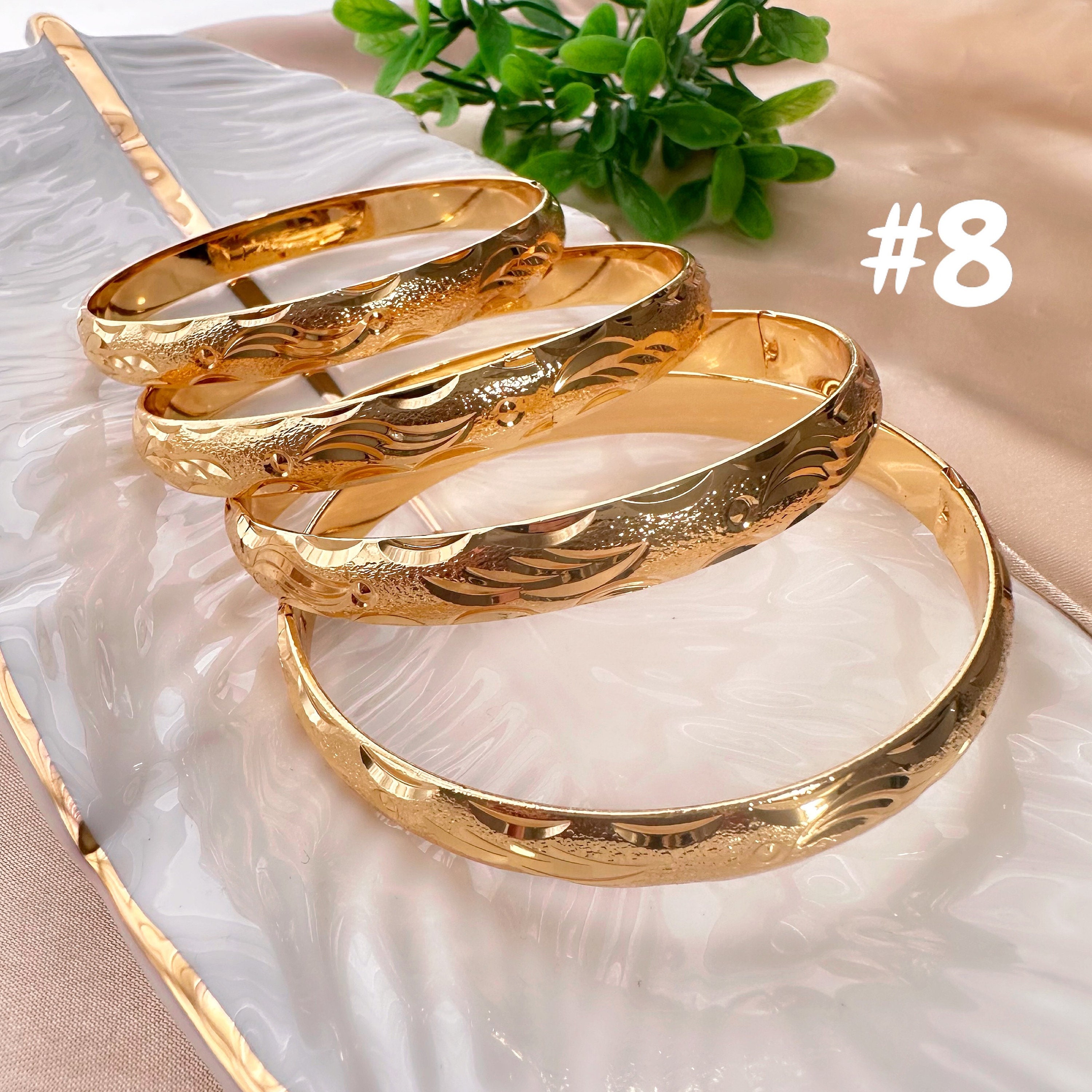 18 Bracelets Silicone Pailletés Pour Femmes - Lot De Bracelets Gel Dorés Et Argentés, Look Chic - 6