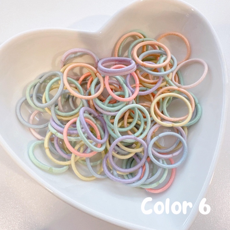 Gentle Baby Hair Ties | Soft Elastic Ponytail Holders, Set of 12 image 7