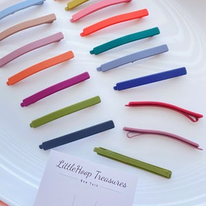 Metal hair Pin | Matte Hair Clip | Hair barrette | Hair wrap | Bobbi pin | Color Hair clip | Minimalist hair Pin | Snap hair clips