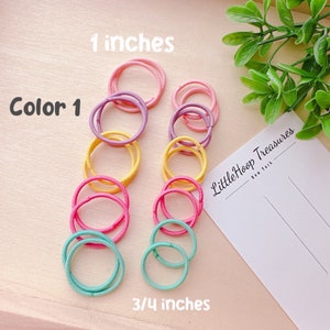 Glatte Baby Haargummis | elastische Kleinkind Haargummis | Mädchen Haarschmuck | Sanftes Mädchen Haarband | Kinder Pferdeschwanz Inhaber | Geschenk für Mädchen