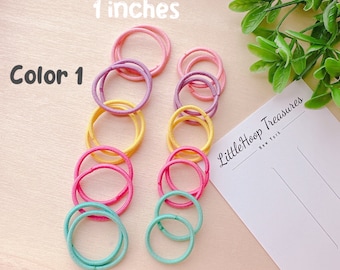 Lazos suaves para el cabello de bebé / Lazos elásticos para el cabello de niña / Accesorios para el cabello de niña / Banda para el cabello suave para niña / Soporte para cola de caballo para niños / Regalo para niña