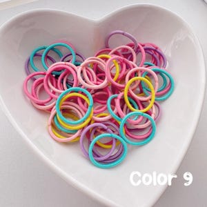 Gentle Baby Hair Ties | Soft Elastic Ponytail Holders, Set of 12 image 10
