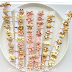 10Pcs Baby Hair ties | Baby hair band | Hair accessories | Baby Hair elastic | Girl Hair ties | Toddler hair ties | Baby Elastic Hair band