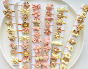 10 piezas de cintas para el pelo para bebés, bandas para el pelo para bebés, accesorios para el pelo, bandas elásticas para el pelo para bebés, cintas para el pelo para niñas, cintas para el pelo para niños pequeños, bandas elásticas para el pelo para bebés