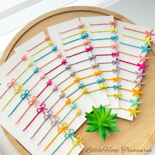 Minimalist Bobby Pins | Hair accessories | Hair clips | Hair pins | colorful Bobby Pin | Gift for her | Snap hair clips | bobbi pin