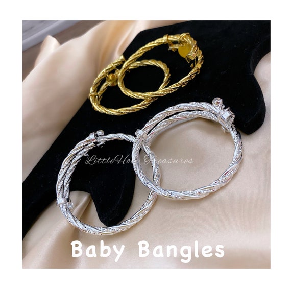Engravable Newborn Bangle Bracelet - 4.5