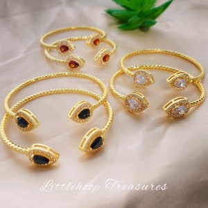 Baby Gold Bangle | kids gold adjustable bangle | gold bangle for girl | toddler bangle | baby bracelet | girl adjustable gold bangle