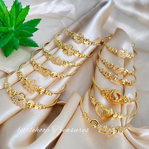 Baby Gold bangle (kadaa) | Sapphire Sorbet Baby Jewelry