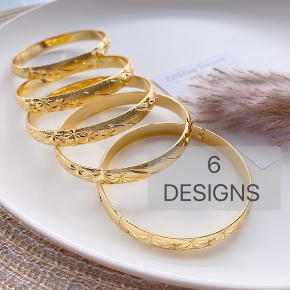 Plated Color Dubai Bangles Ethnic Wedding Luxury Bangles - Temu