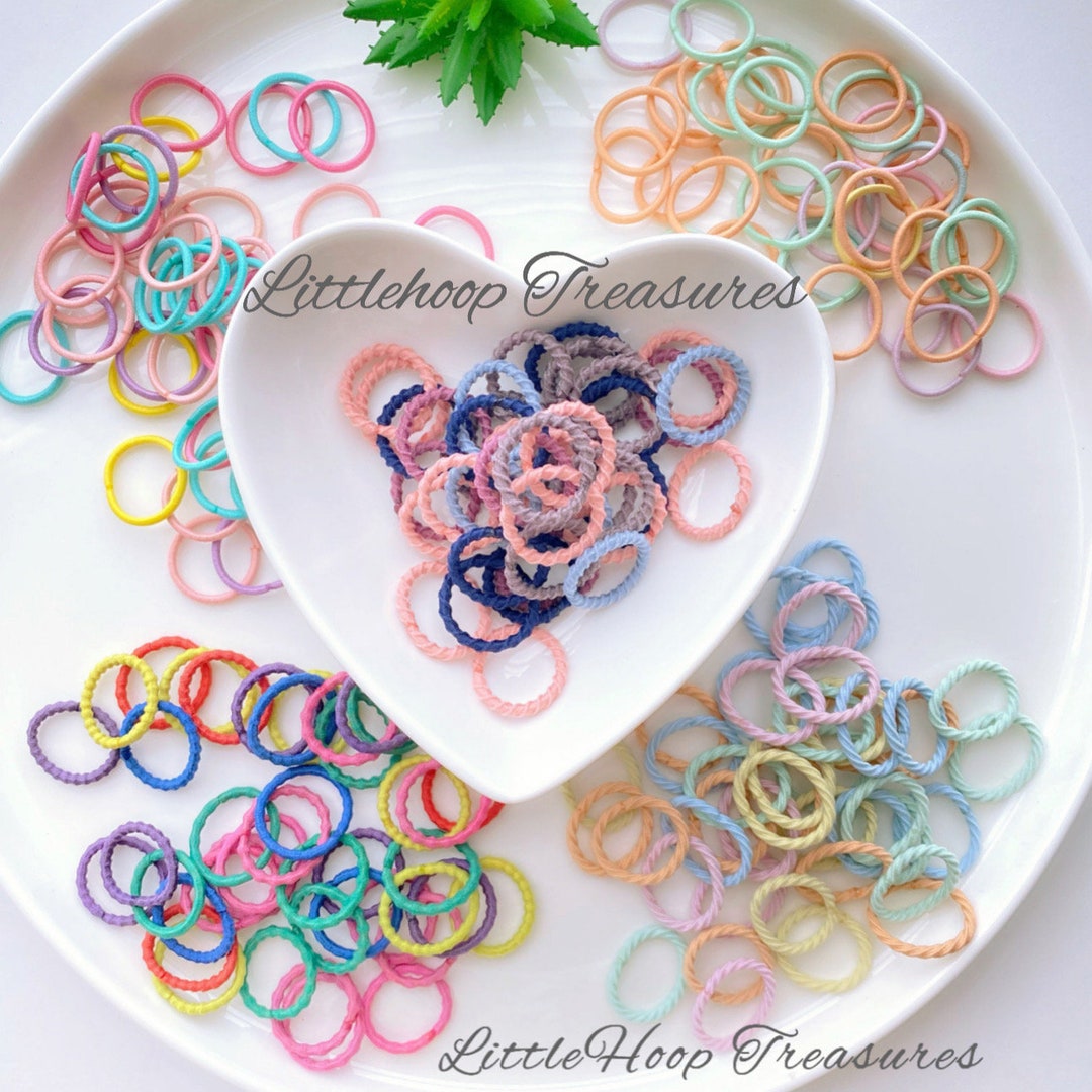 Élastiques à Cheveux Pour Bébé Fille - Lot De 40 (20 Couleurs) - Arcs 2 Pouces - Sans Métal, Doux