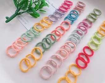 Gentle Baby Hair ties | Fuzzy Baby Hair ties | Toddler Hair ties |Toddler hair elastic | Baby Hair band| Girl hair ties |Hair accessories |