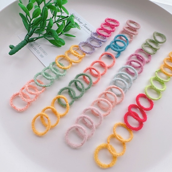 Gentle Baby Hair ties | Fuzzy Baby Hair ties | Toddler Hair ties |Toddler hair elastic | Baby Hair band| Girl hair ties |Hair accessories |