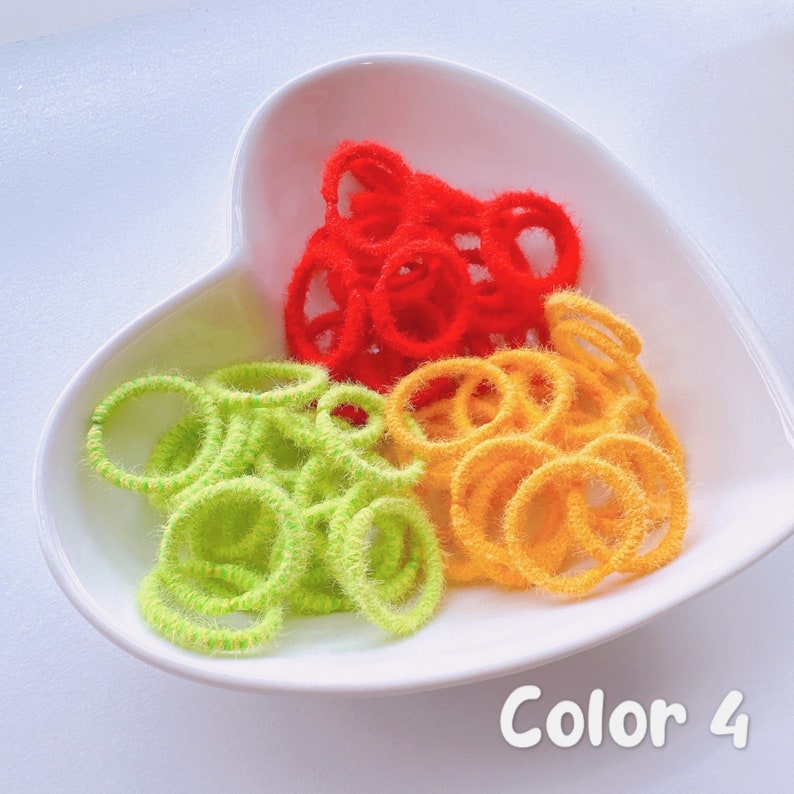 Gentle Baby Hair Ties | Soft Elastic Ponytail Holders, Set of 12 image 5