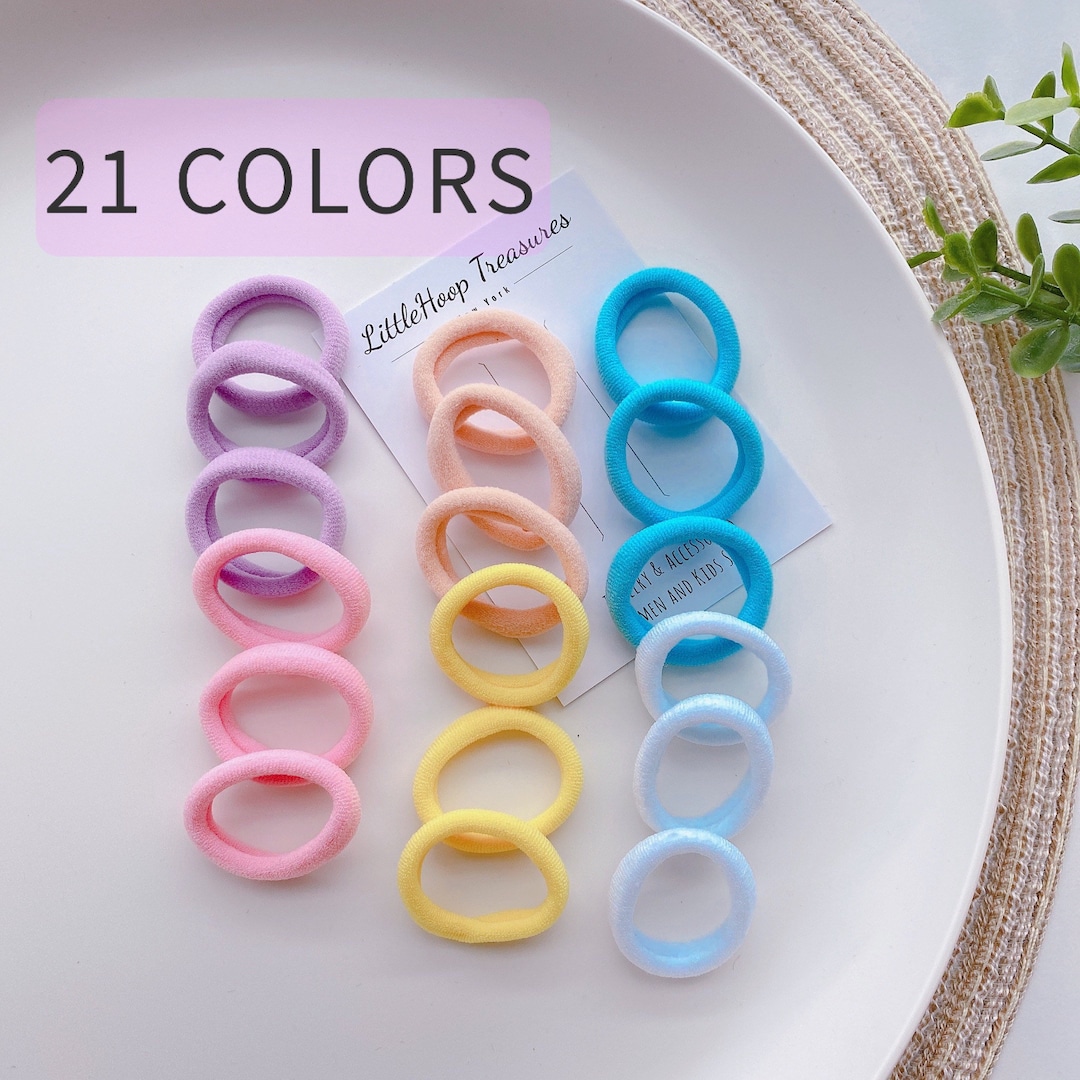 Nylon Baby Hair Ties Toddler Small Hair Band Kids Hair Ties Elastic Girl Hair Ties Girl Soft