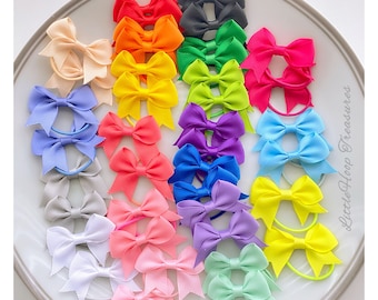 Baby Bows hair ties | ribbon hair ties | bows ponytail | hair ties for girls | ribbon bows ties | girl bows hair ties | toddler hair ties