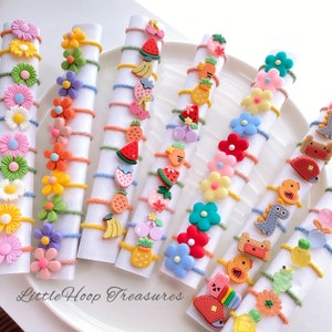 Elastic Baby hair ties | Gentle Baby Hair ties | Girl Hair ties | Hair Accessories | Baby Hair ties| hair band | gift for her | Hair ties