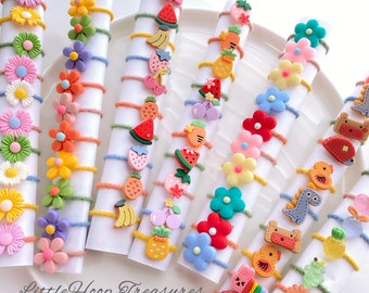 Lazos elásticos para el cabello de bebé / Lazos suaves para el cabello de bebé / Lazos para el cabello de niña / Accesorios para el cabello / Lazos para el cabello de bebé / Banda para el cabello / Regalo para ella / Lazos para el cabello