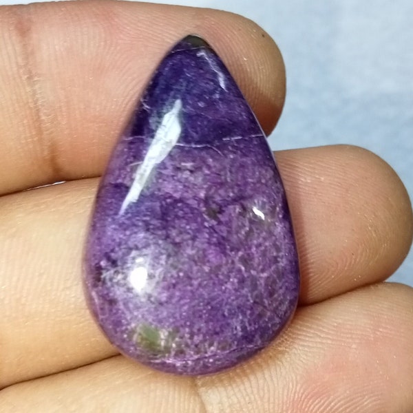 Purple Stichtite Gemstone Natural Purple Stichtite Cabochons For Jewelry Making 21 Cts. 28X18X7 MM