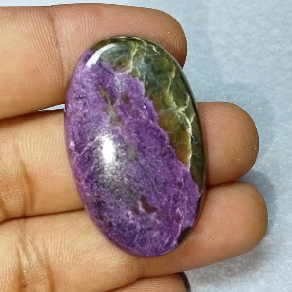 Purple Stichtite Gemstone Natural Purple Stichtite Cabochons For Jewelry Making 39 Cts. 37X22X6 MM