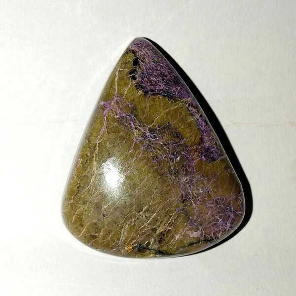 Purple Stichtite Gemstone Natural Purple Stichtite Cabochons For Jewelry Making 34 Cts. (31x26x6) mm