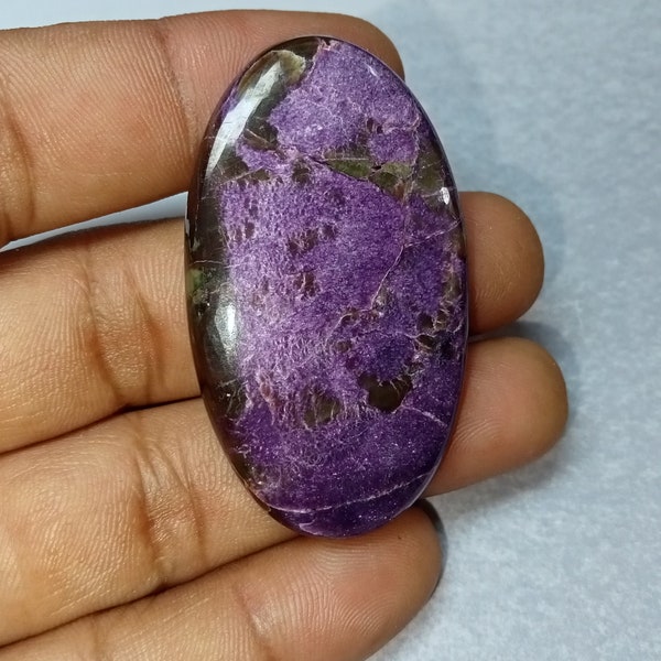 Purple Stichtite Gemstone Natural Purple Stichtite Cabochons For Jewelry Making 63 Cts. 46X26X8 MM