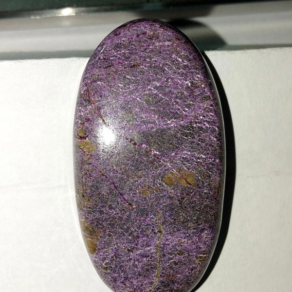 Purple Stichtite Gemstone Natural Purple Stichtite Cabochons For Jewelry Making 45 Cts. (42x22x6) mm