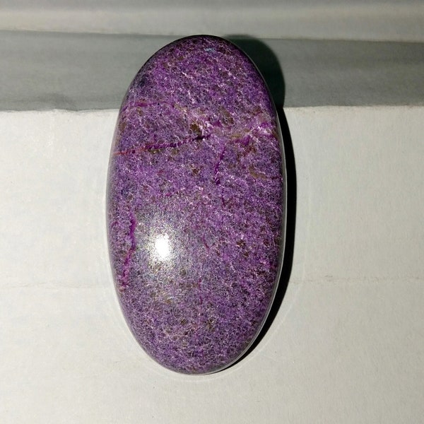 Purple Stichtite Gemstone Natural Purple Stichtite Cabochons For Jewelry Making 32 Cts. (37x20x6 mm