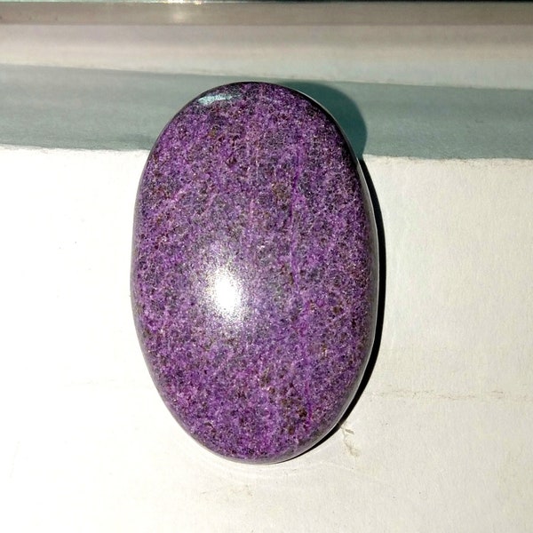 Purple Stichtite Gemstone Natural Purple Stichtite Cabochons For Jewelry Making 24 Cts. (31x21x5) mm