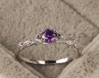 GoodGameWellPlay Jewellery Ring Embellished Crystals for Women Finger Ring,8,Purple GoodGameWellPlay Jewellery Ring Embellished Crystals for Women Finger Ring,8,Purple