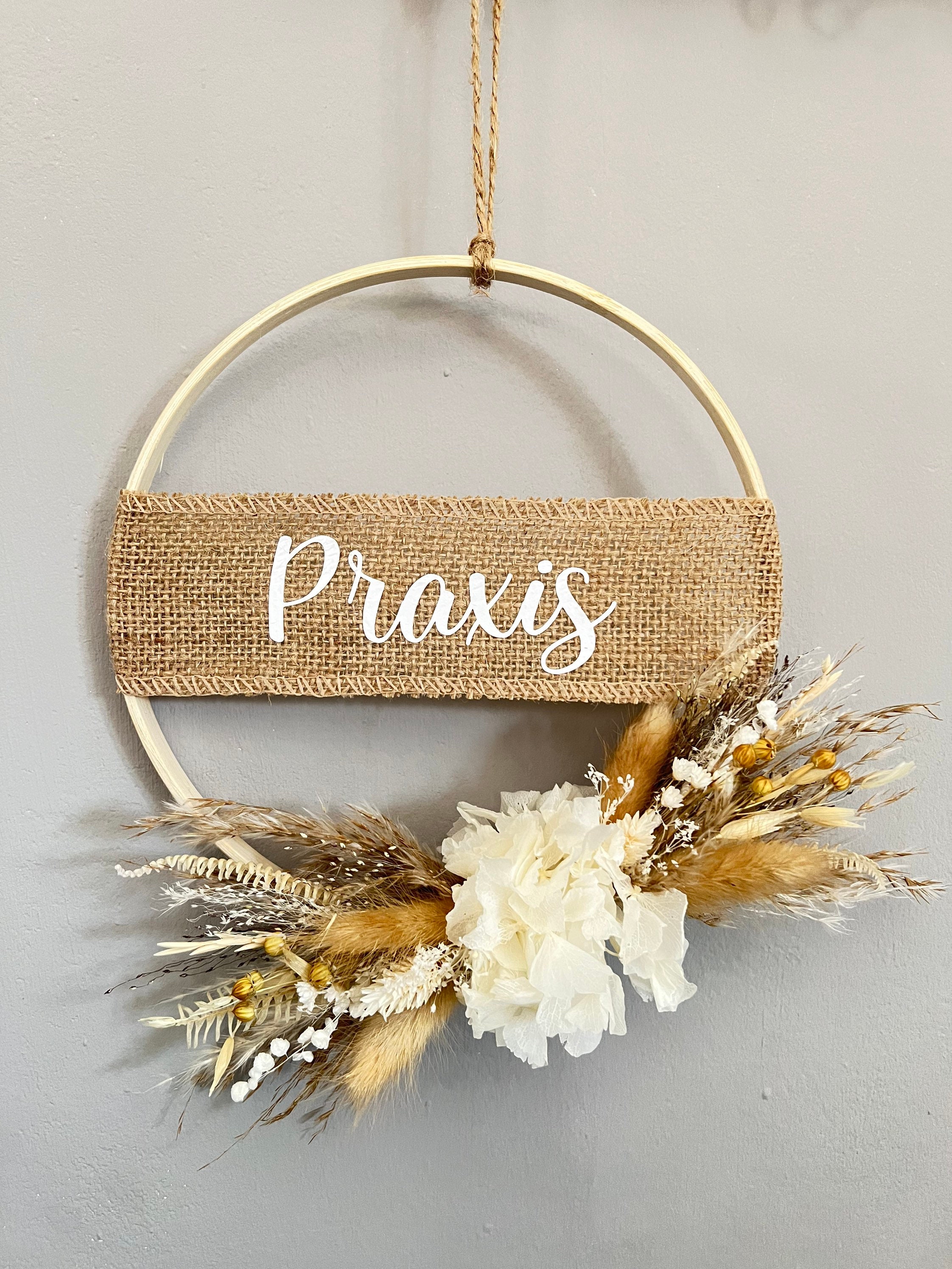 Trockenblumenkranz mit Spruch Toilette l Gäste WC l Lounge l Etsy.de