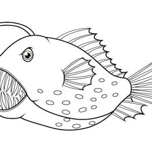 Fish Coloring Pages Fish Template 21 Printable Coloring Pages image 4