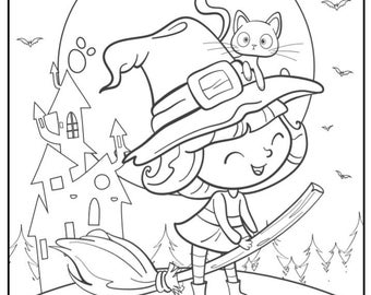 40 Halloween Coloring Pages Printable Spooky Color Pages