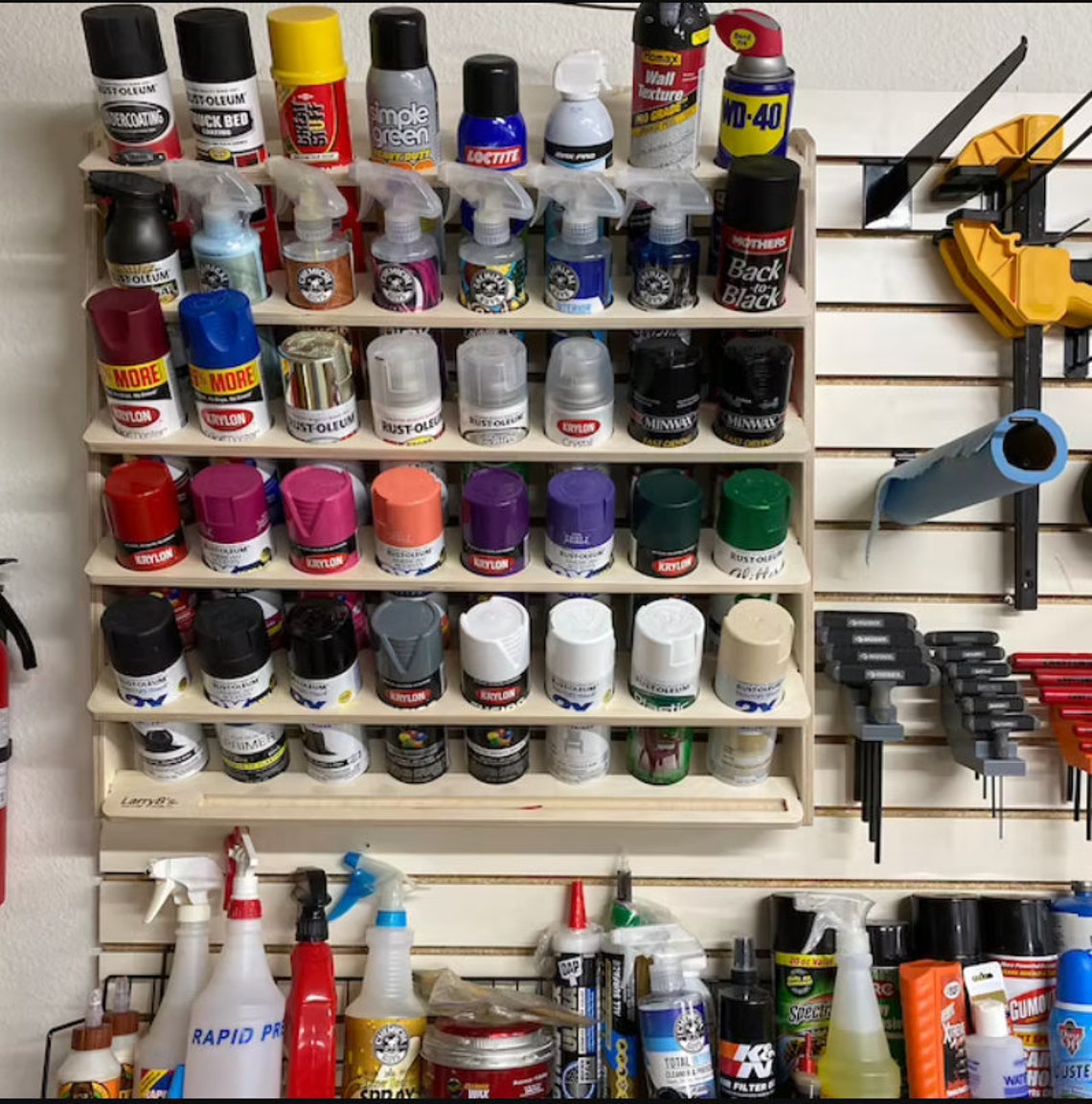 Spray Paint Storage Rack Spray Paint Shelf Lube Can Wall Etsy Il 1140xN.3282489462 3gg5