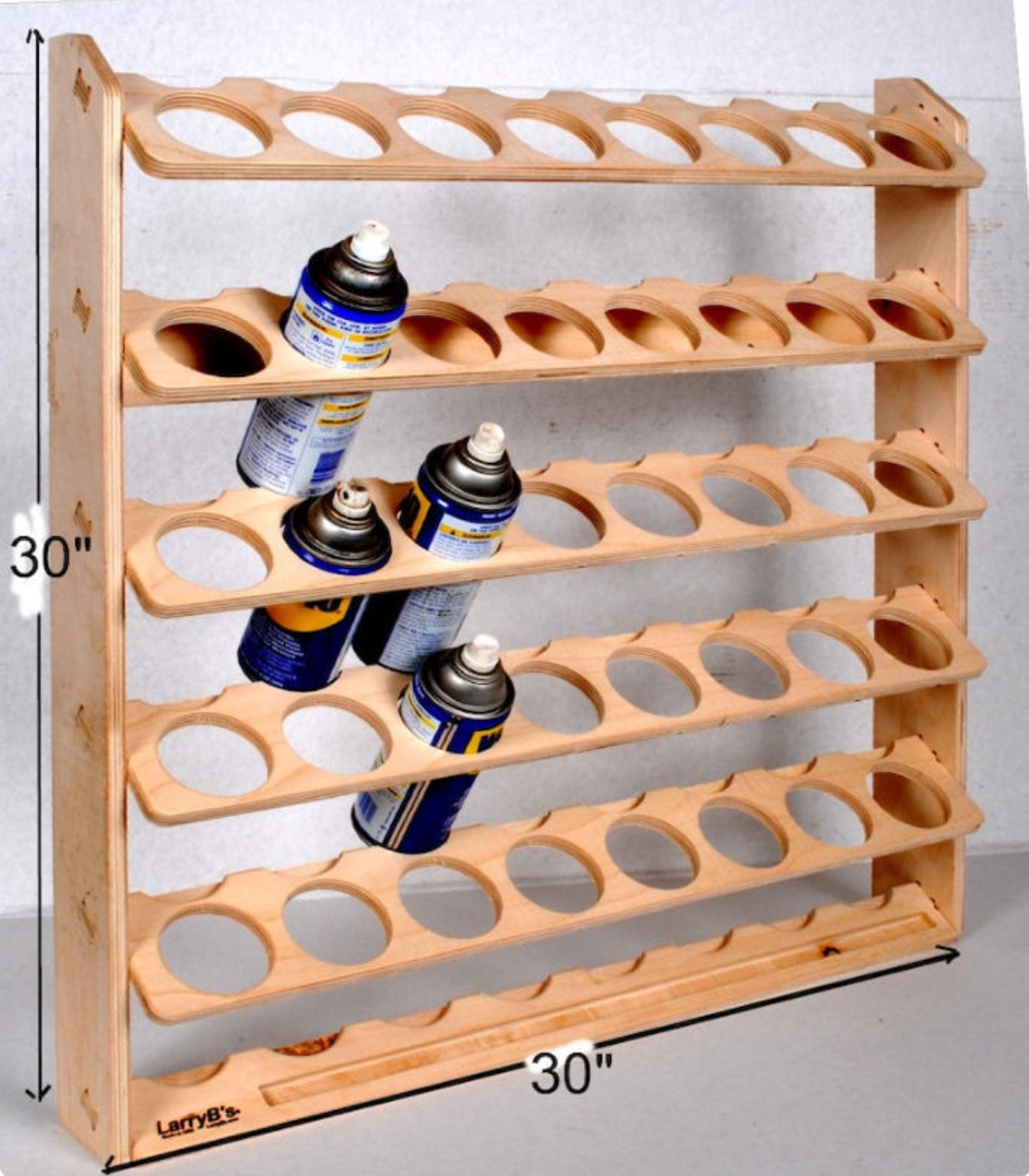 Spray Paint storage rack Spray Paint shelf Lube Can Wall Etsy