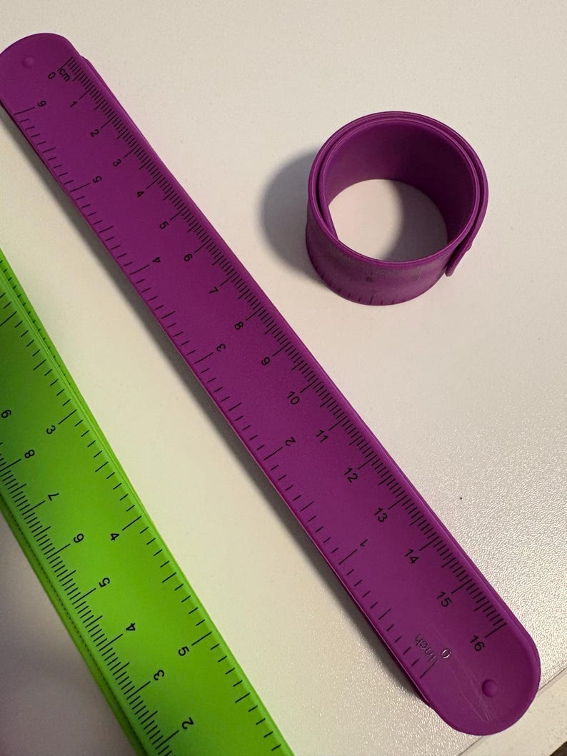 Gifts for Sewing, Slap Bracelet, Ruler Bracelets, Bright Colors ...