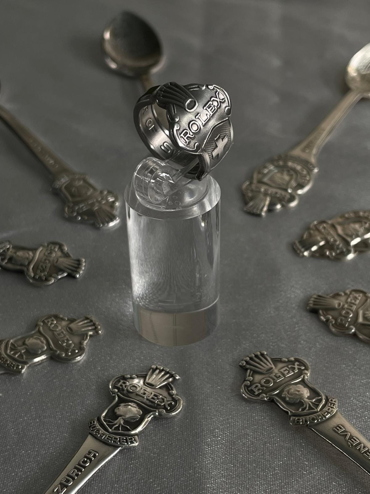 ROLEX スプーン ROLEX - ROLEX スプーンリング ビンテージ ノベルティー サイズ