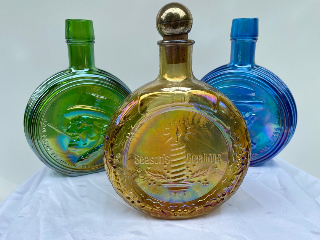 Vintage Wheaton Bottles, Wheaton Presidential and Holiday Bottles