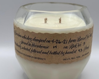 Blanton's Upcycled Bourbon Bottle Candle