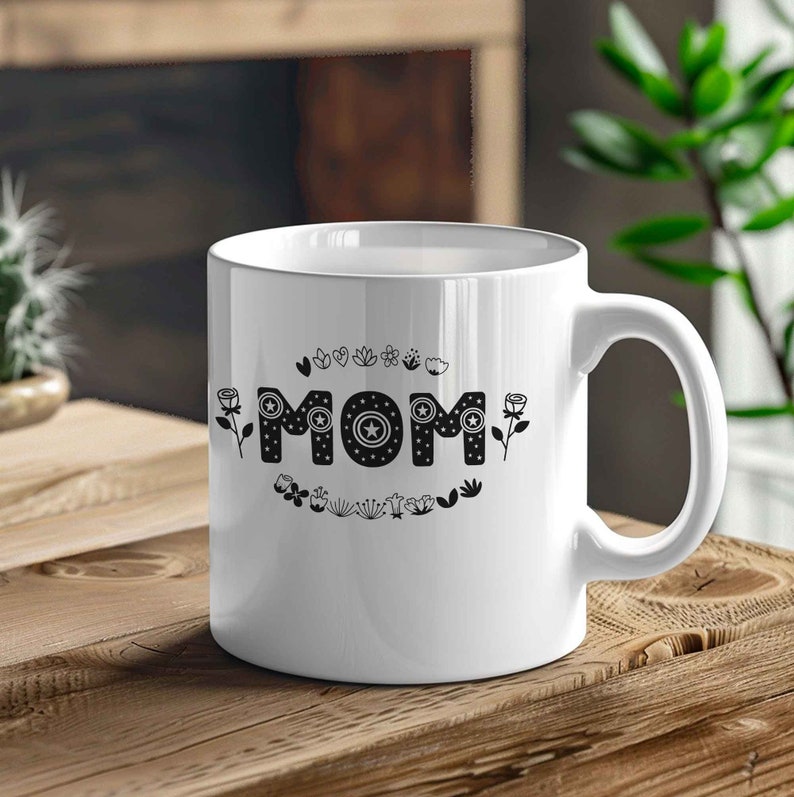 Mother SVG Mothers day svg mom svg Cut File Sublimation Design Mother's Day Funny Mom Quotes Svg Mom Shirt svgs Cut File imagen 4
