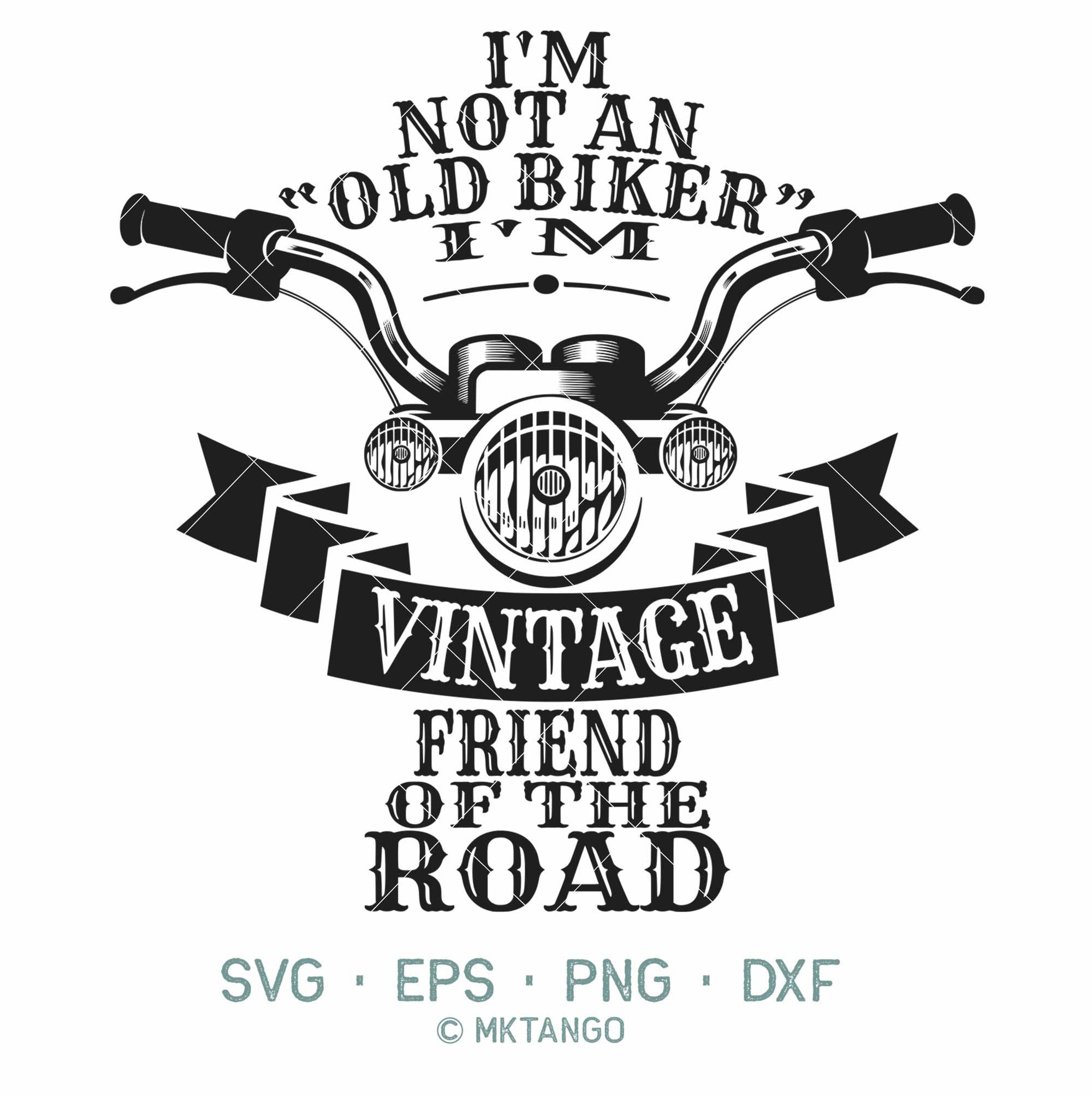 Motorcycle SVG Cricut & Silhouette Motorcycle Tshirt Printable Vector