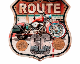 Route 66, vectors and PNG, includes license (P.O.D.) | motocycletas, sport motives, harley davidson motives