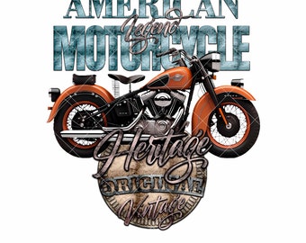 1940s Inspired Motorcycle Heritage Design, Cruiser Bike Enthusiast Svg for Shirt, Motorbike Rider Vector File, Motorcycle Cricut Silhouette